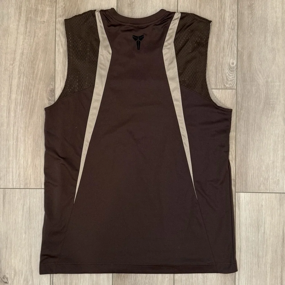 Nike Y2K Kobe Bryant Brown Sleeveless Dri-Fit Jersey Mens Size Large Black Mamba